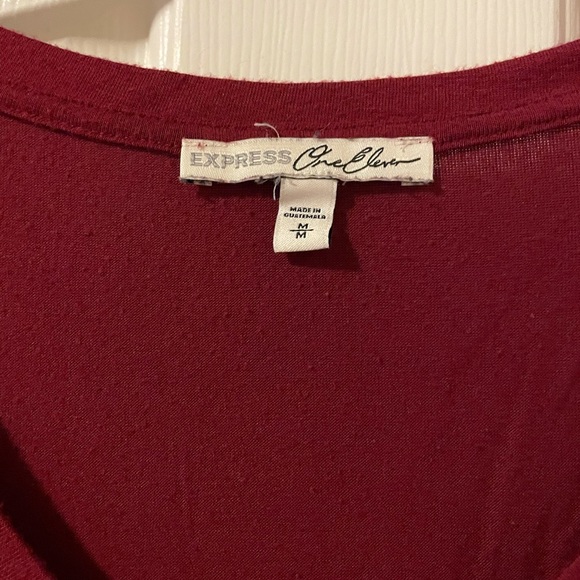 Tie front long sleeve shirt - Picture 2 of 2